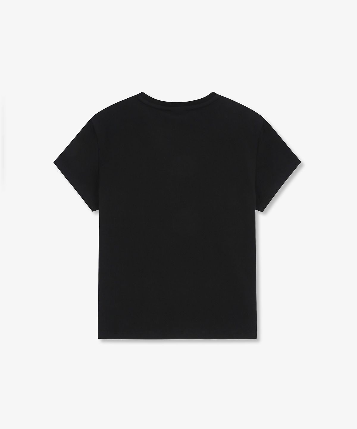 수프라(SUPRA) 여성 로고 크롭 티셔츠(BLACK)