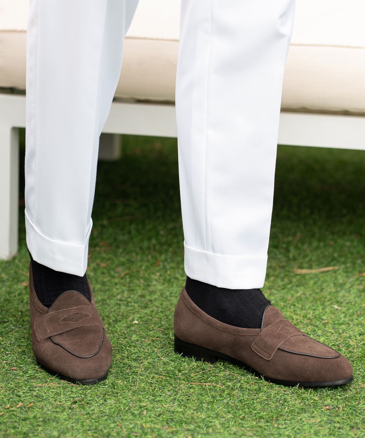 올클래식(ALLCLASSIC) ALC4401 벨지안 페니 로퍼_brown suede