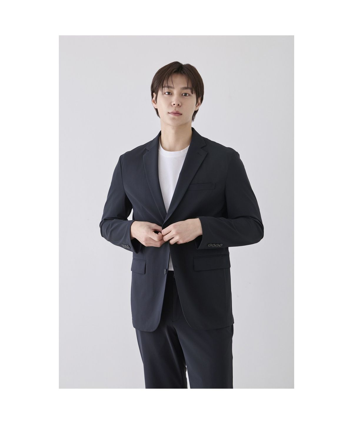 브렌우드(BRENTWOOD) 워셔블 아편 SUIT 자켓 BIJCX25931BKX