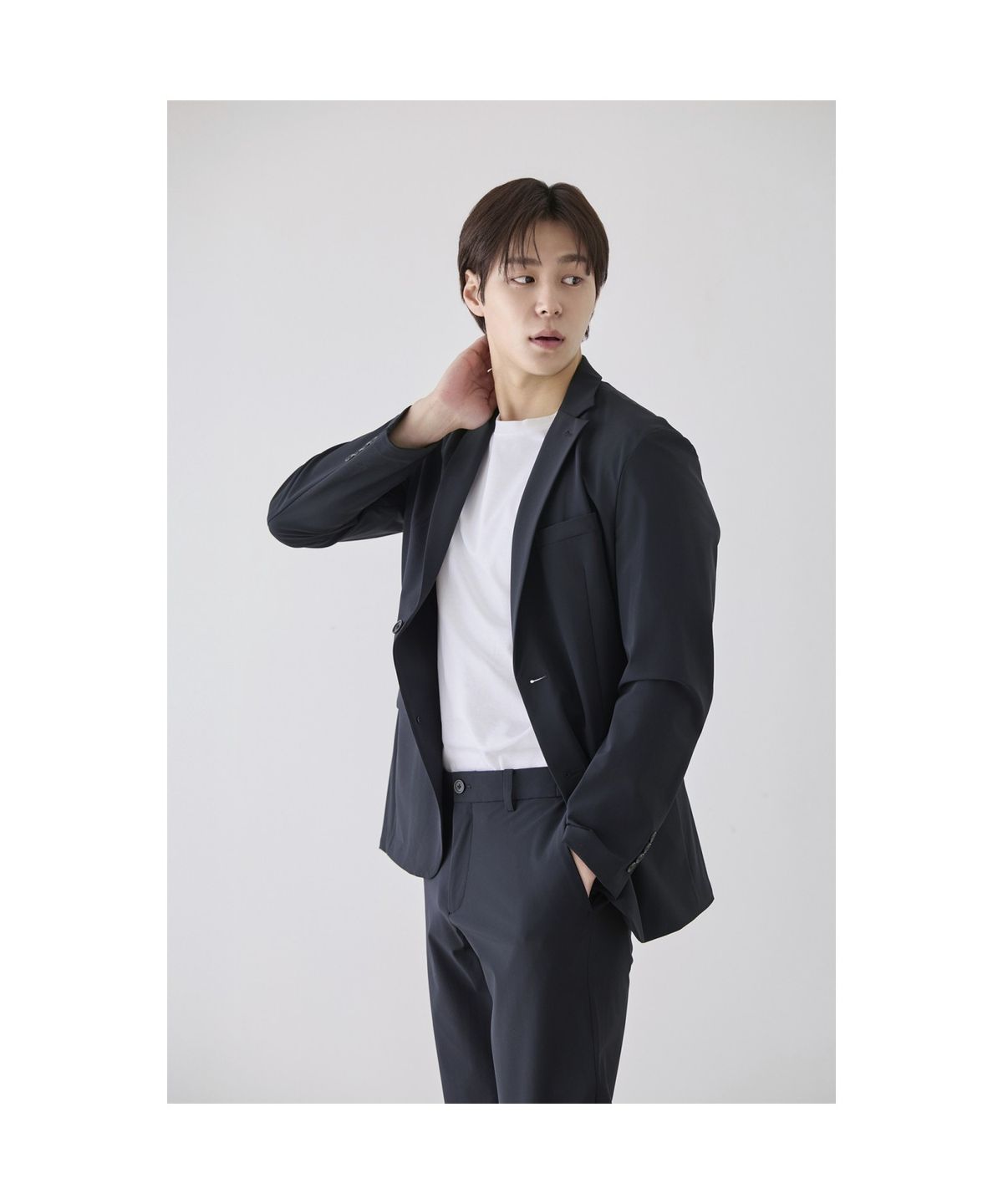 브렌우드(BRENTWOOD) 워셔블 아편 SUIT 자켓 BIJCX25931BKX