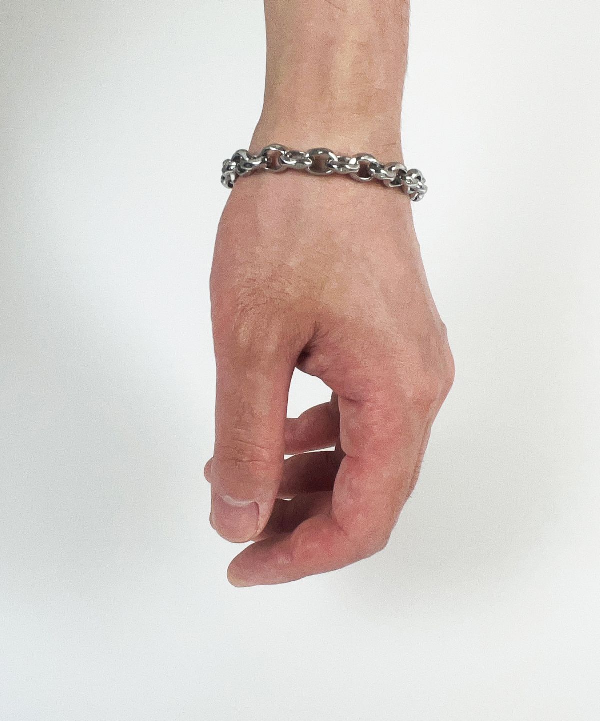 섹스토(SEXTO) [팔찌][써지컬스틸]8.5 OO Chain Bracelet Silver
