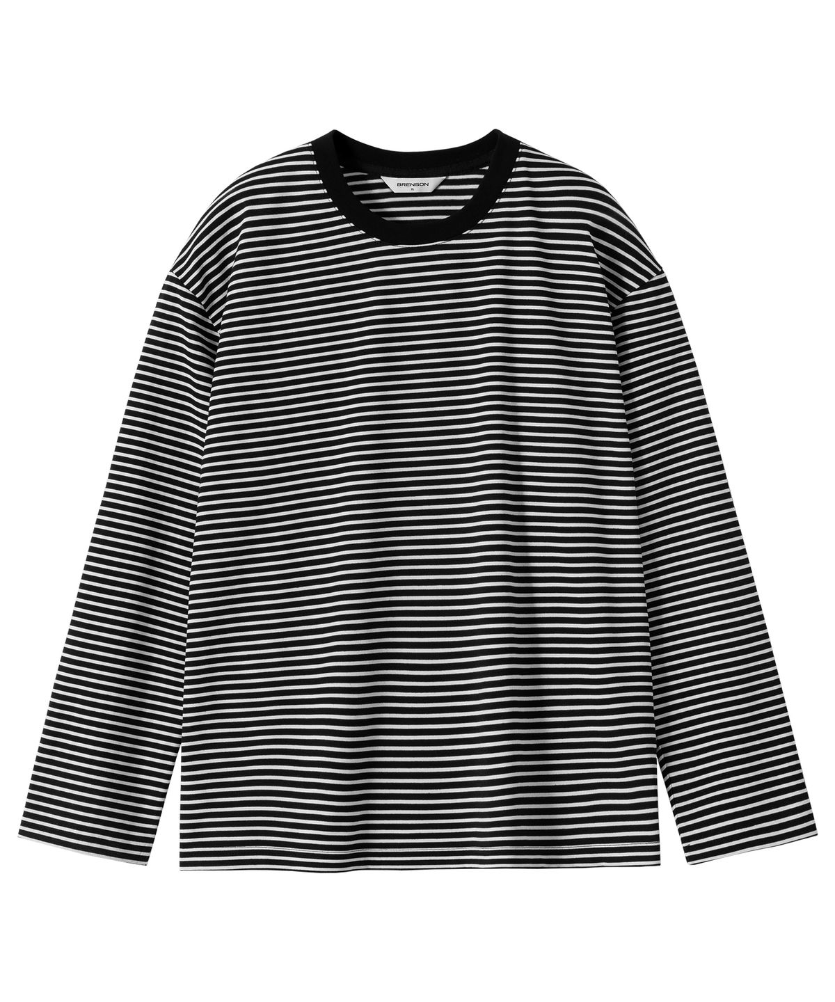 브렌슨(BRENSON) 루즈핏 스트라이프 긴팔티 ( 4Color )