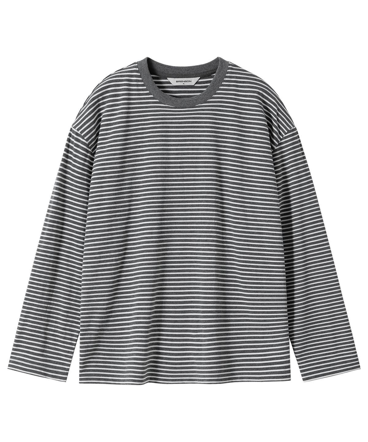 브렌슨(BRENSON) 루즈핏 스트라이프 긴팔티 ( 4Color )