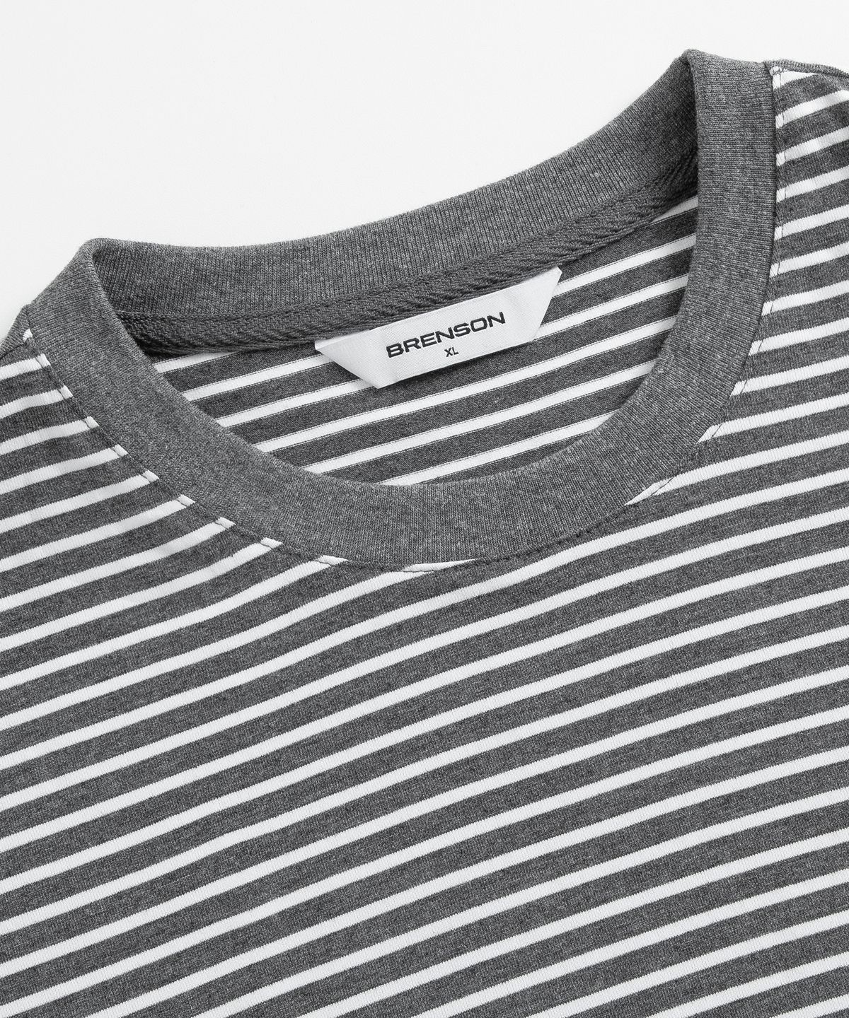 브렌슨(BRENSON) 루즈핏 스트라이프 긴팔티 ( 4Color )