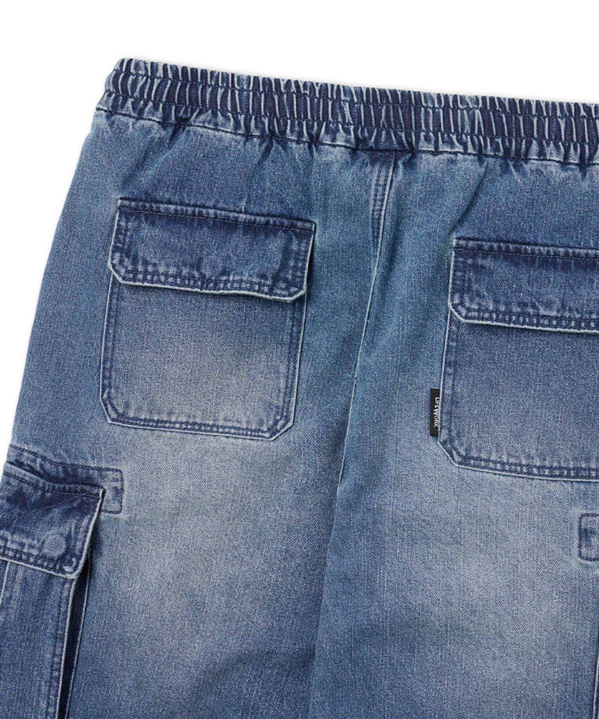라이프워크(LIFEWORK) L2 스티지 카고 데님 팬츠