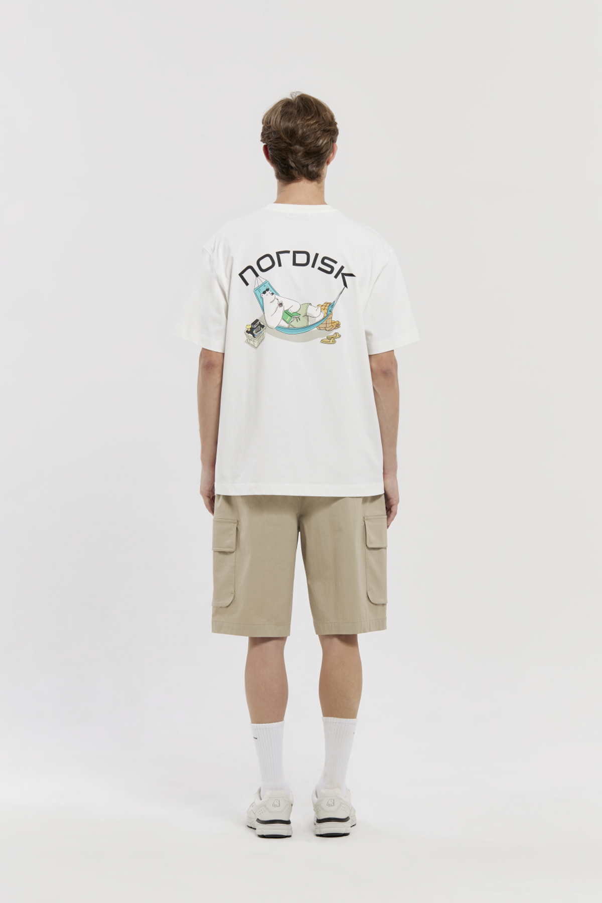 노르디스크(NORDISK) 해먹 카툰폴라베어 반팔 티셔츠 - U_Off White