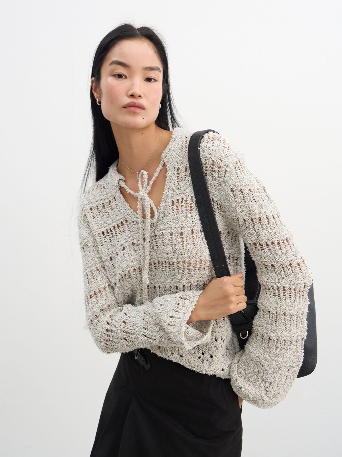 위메농(OUI MAIS NON) Isabella race knit pullover