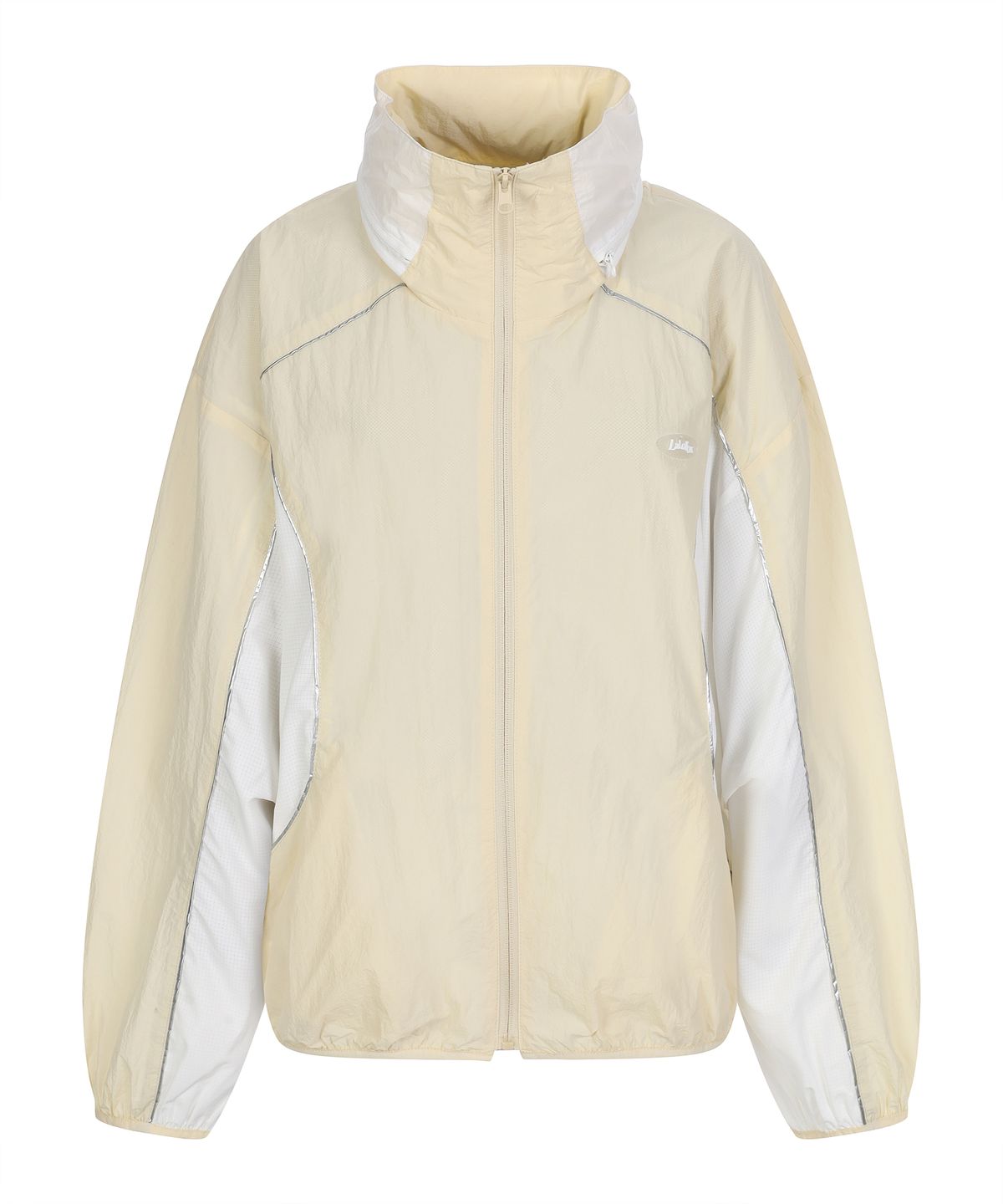 라라폭스(LALAFOX) HIDDEN HOODIE WINDSTOPPER JACKET 바람막이 LIGHT YELLOW BR2WJ001