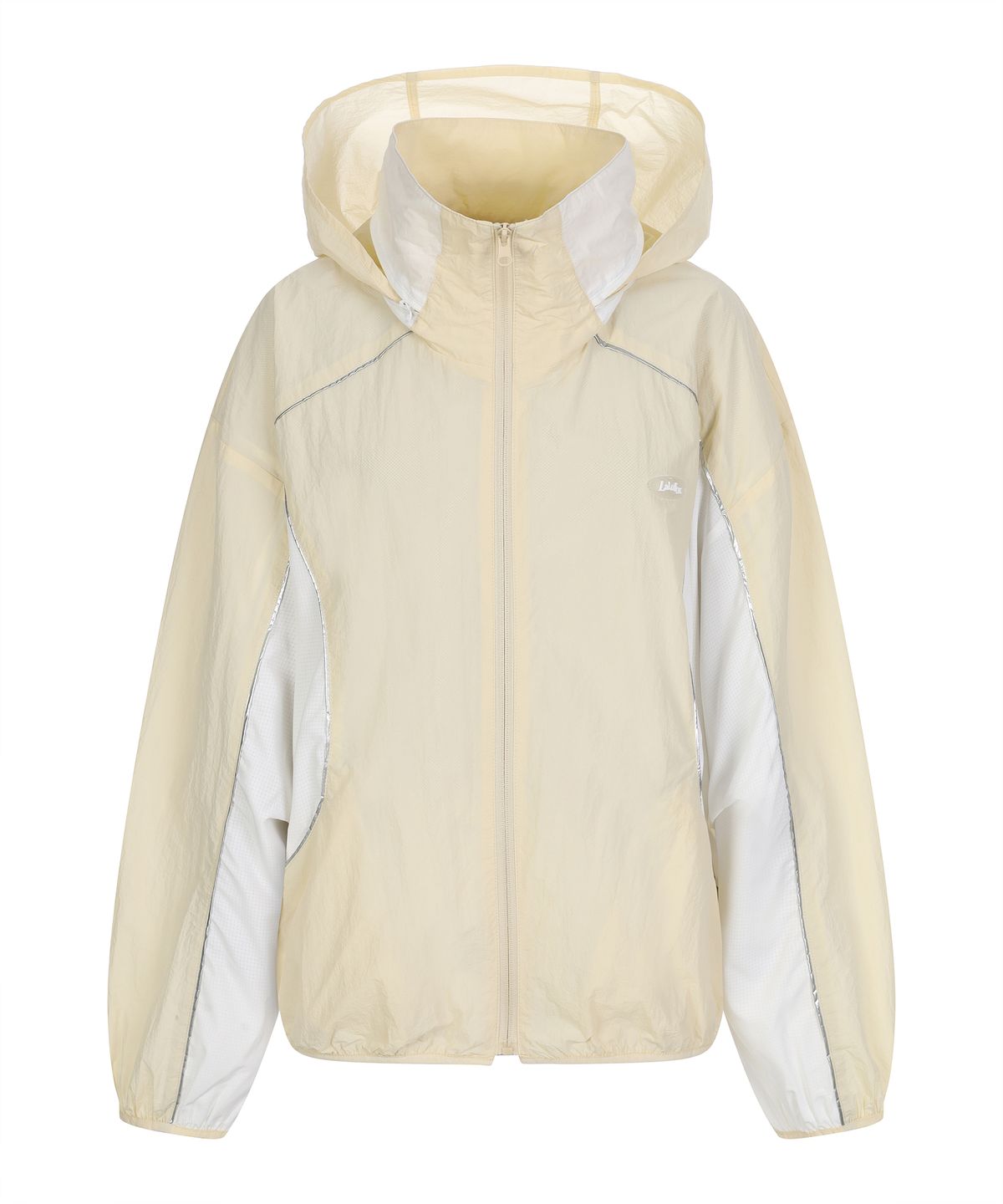 라라폭스(LALAFOX) HIDDEN HOODIE WINDSTOPPER JACKET 바람막이 LIGHT YELLOW BR2WJ001