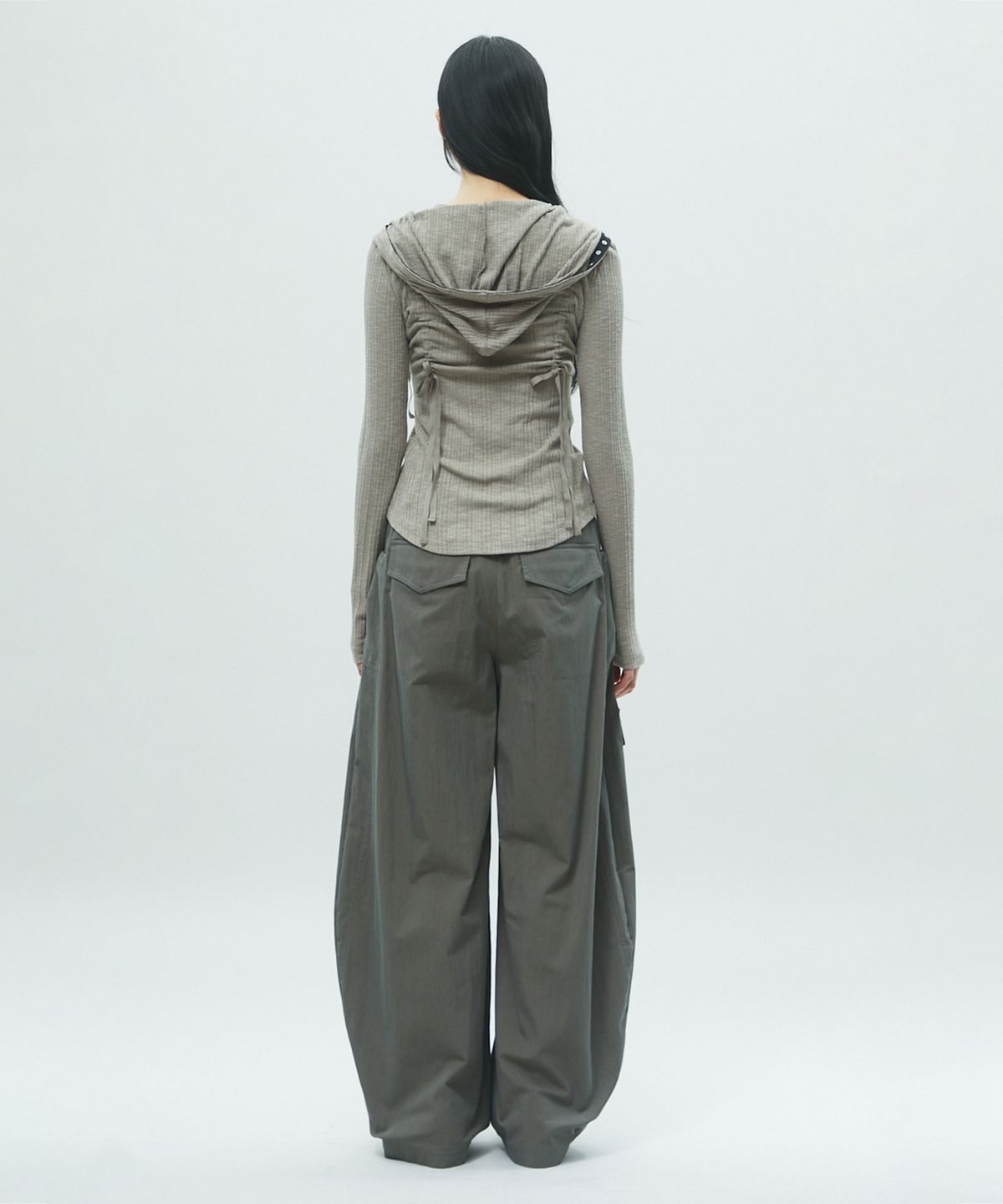 라라폭스(LALAFOX) THIN CARGO POCKET PANTS 포켓 카고 바지 KHAKI BR2WP003