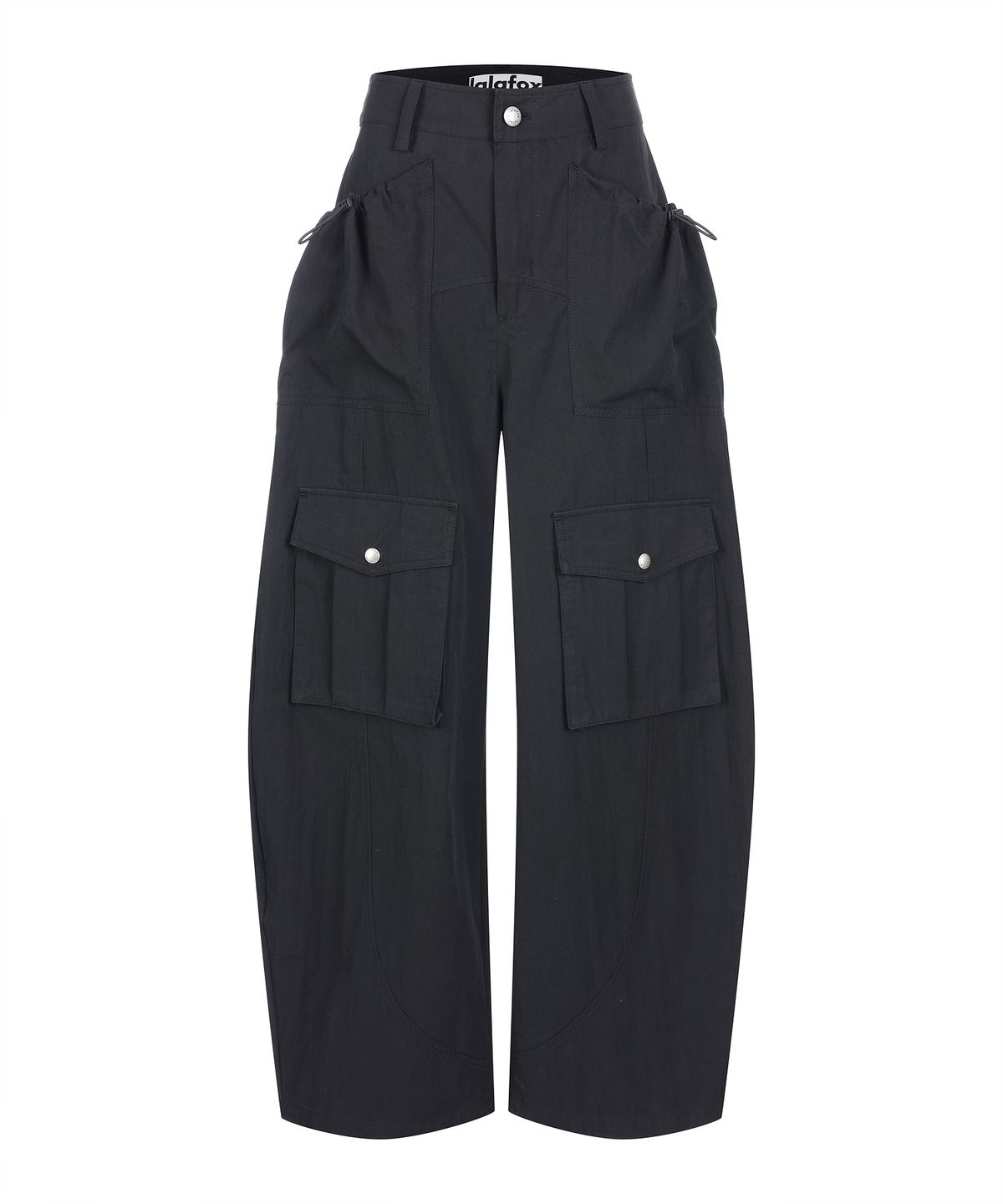 라라폭스(LALAFOX) THIN CARGO POCKET PANTS 포켓 카고 바지 BLACK BR2WP004