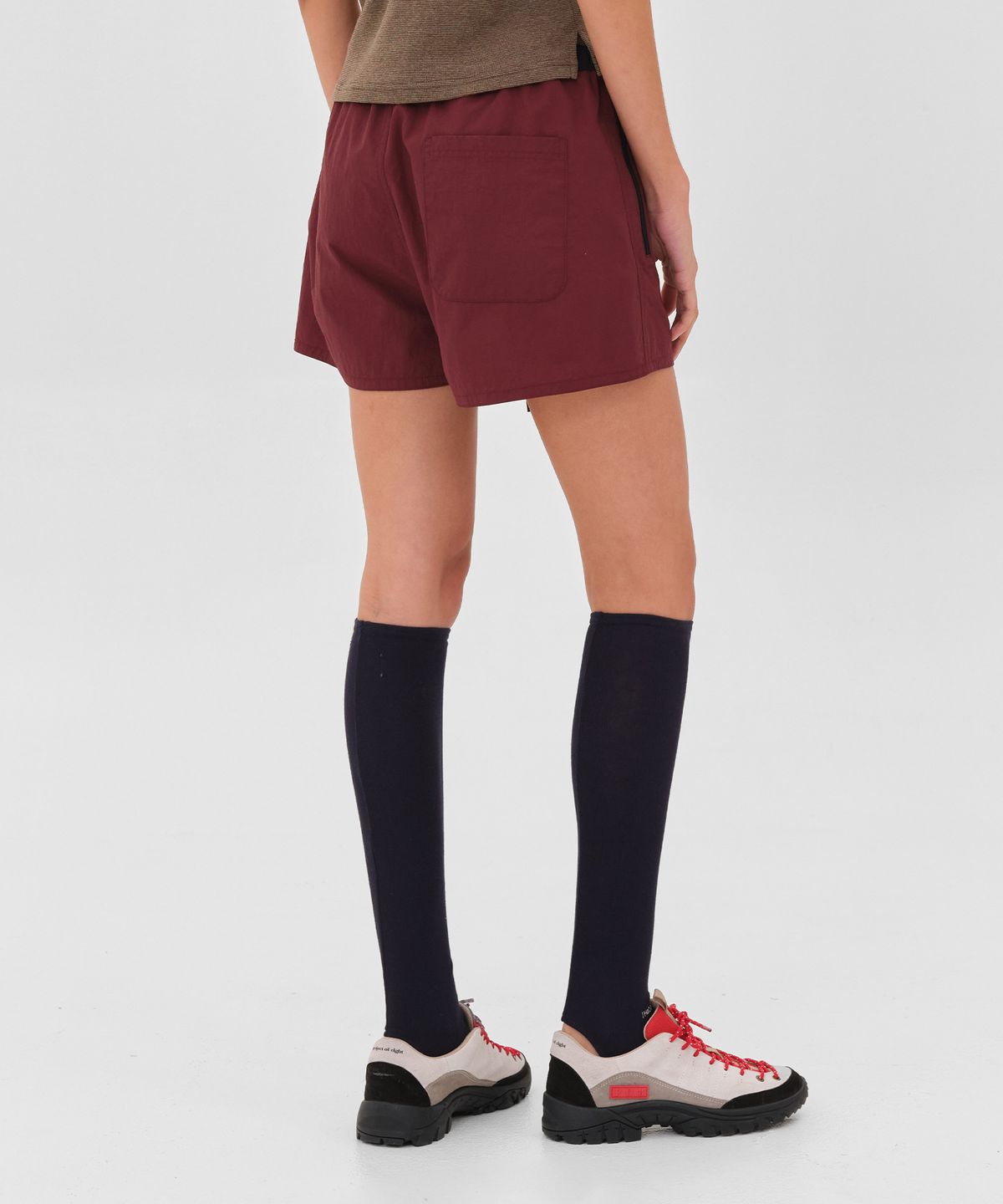 피오팔(PO8) TRACKSHORT 8 PANTS - WINE