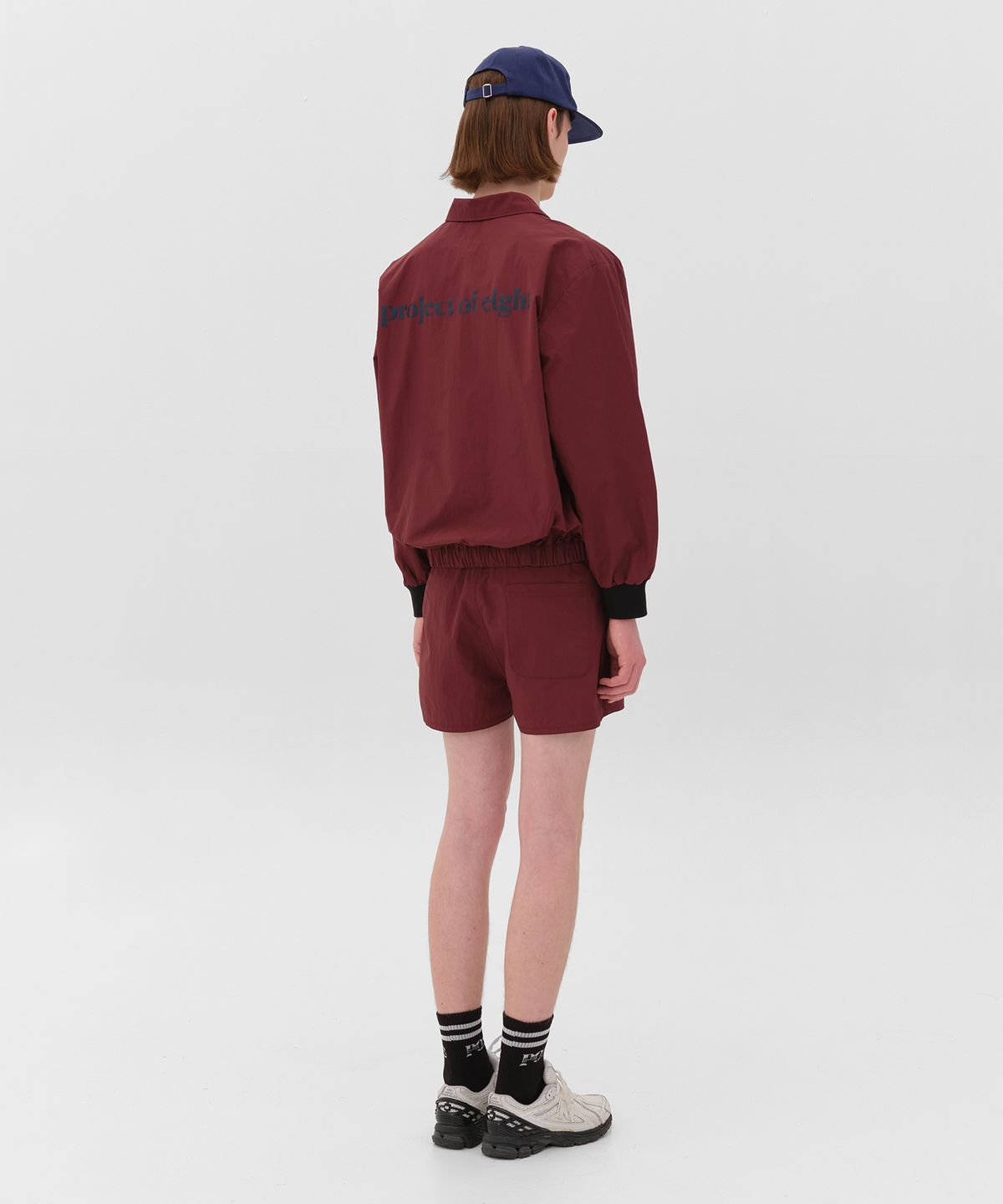 피오팔(PO8) TRACKSHORT 8 PANTS - WINE
