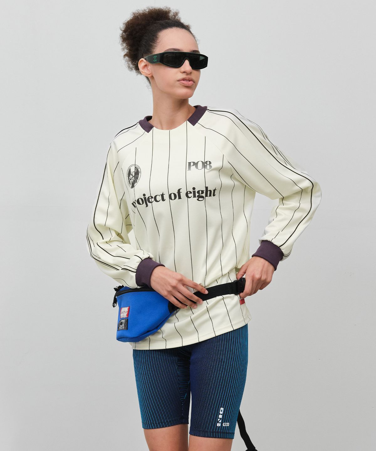 피오팔(PO8) PO8 LEAGUE LONG SLEEVE T-SHIRTS - YELLOW