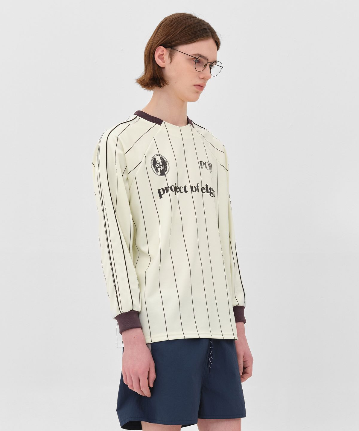 피오팔(PO8) PO8 LEAGUE LONG SLEEVE T-SHIRTS - YELLOW