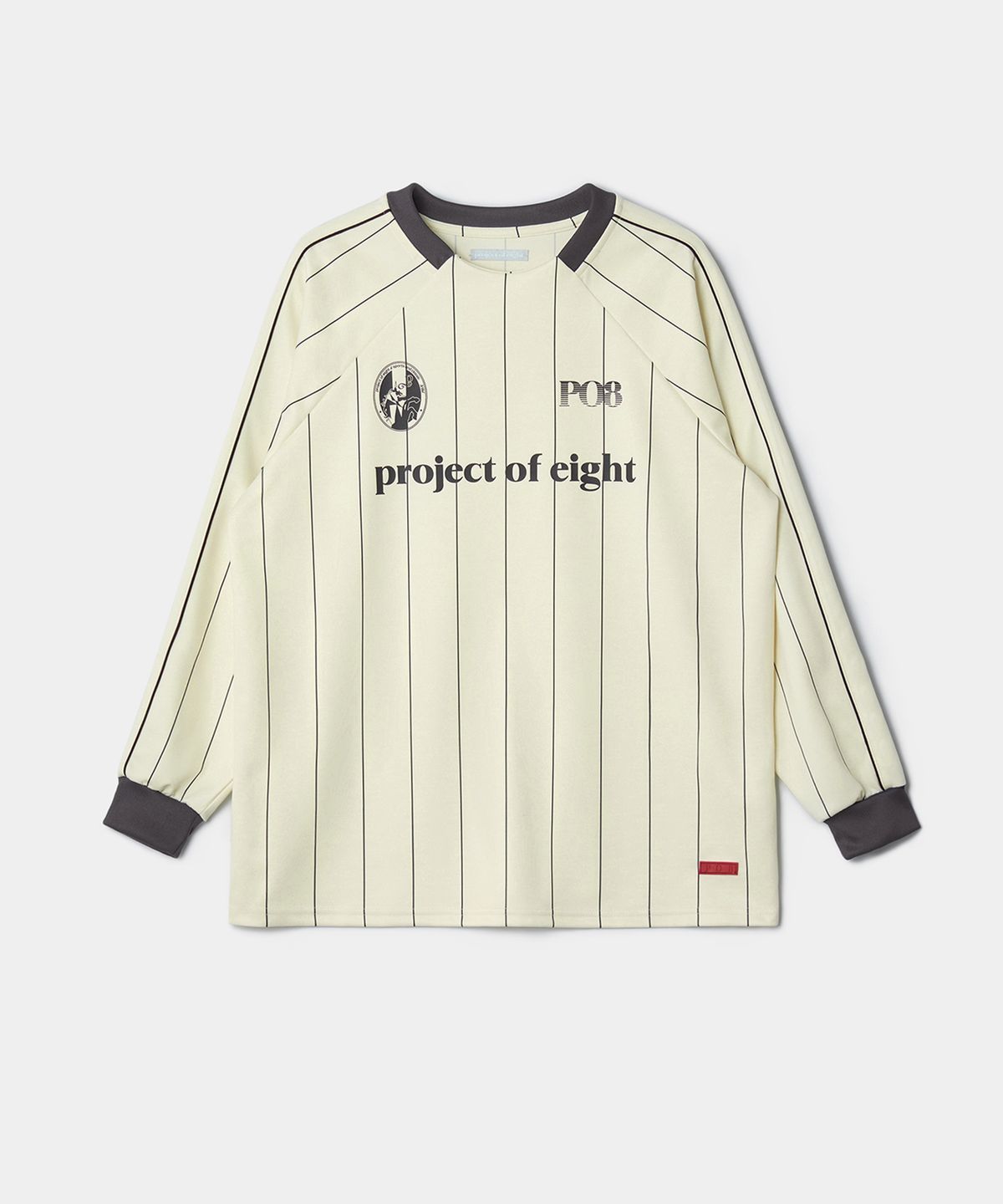 피오팔(PO8) PO8 LEAGUE LONG SLEEVE T-SHIRTS - YELLOW