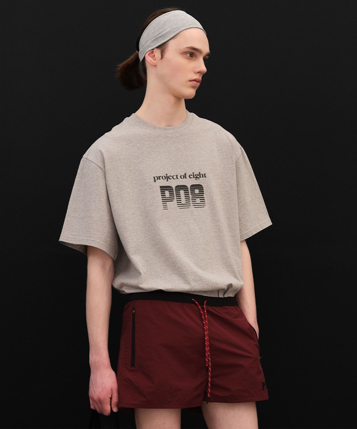 피오팔(PO8) BALANCE 2.0 T-SHIRTS - GREY