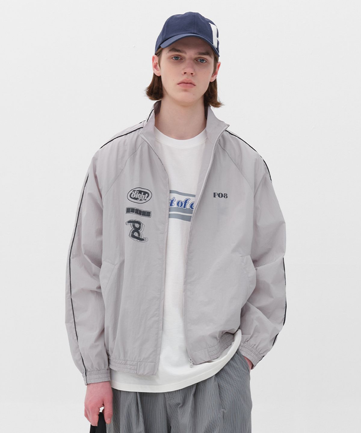 피오팔(PO8) INFIN8 JACKET - GREY