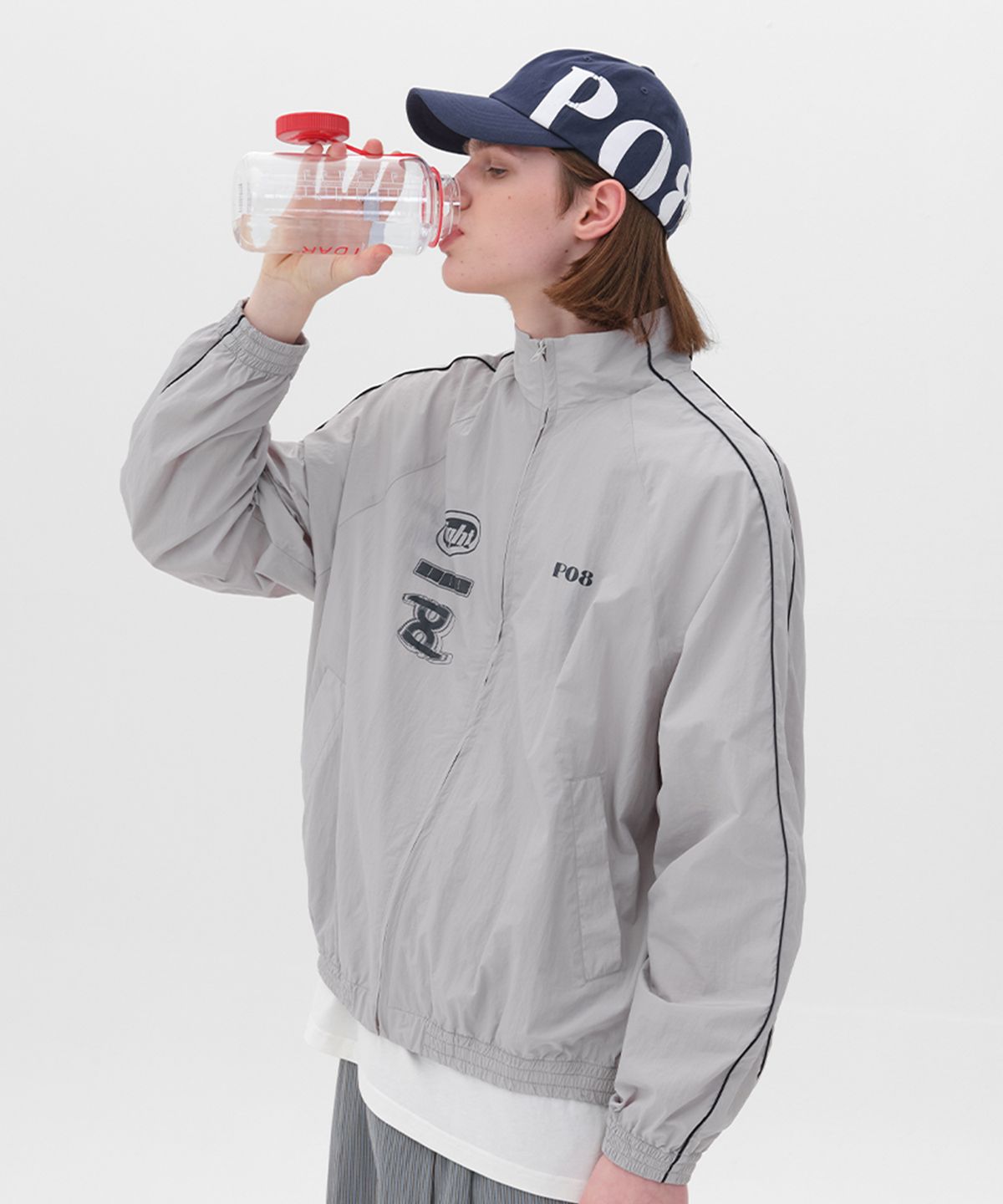 피오팔(PO8) INFIN8 JACKET - GREY