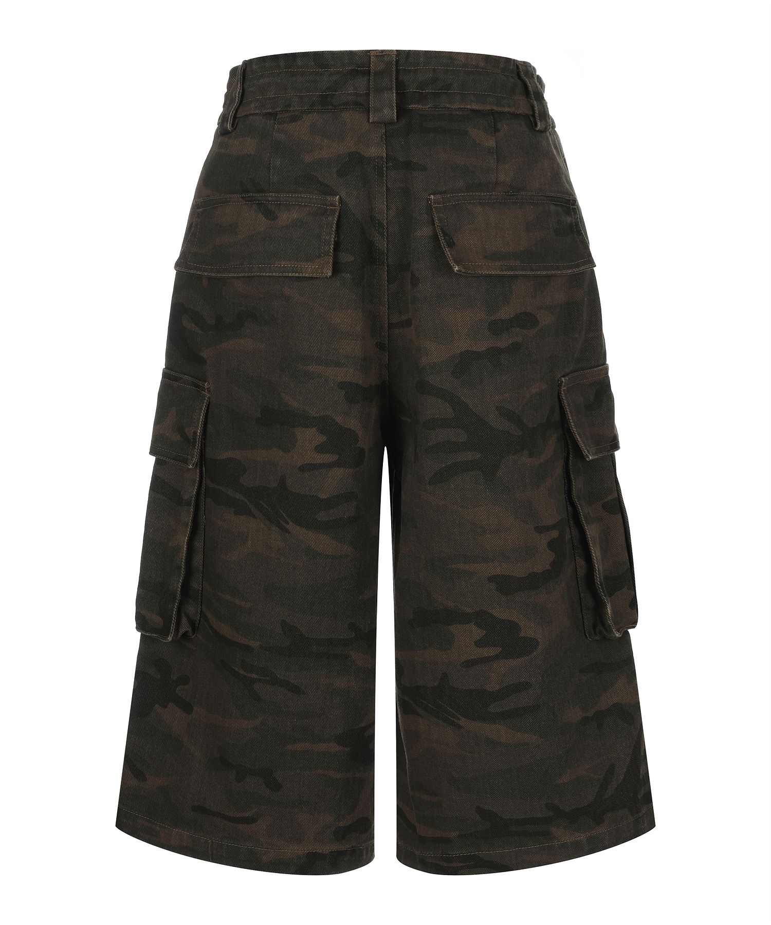 MUSINSA公式 | LALAFOX CAMO CARGO SHORTS KHAKI BR2WP009