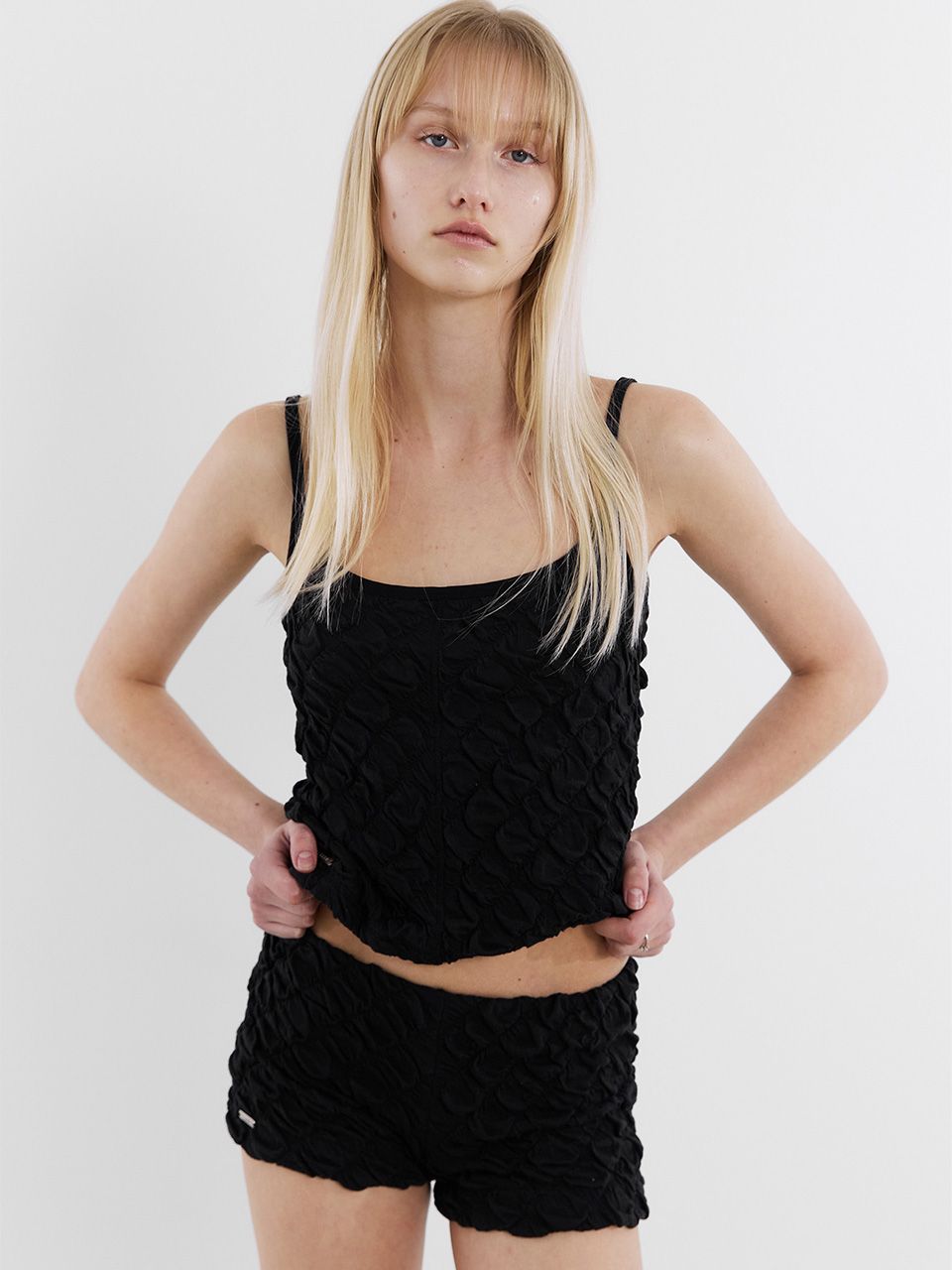 ショートパンツ CERRIC : 25SS / BUBBLE SHORT PANTS (2COLORS) MUSINSA | CERRIC BUBBLE SHORT PANTS / BLACK