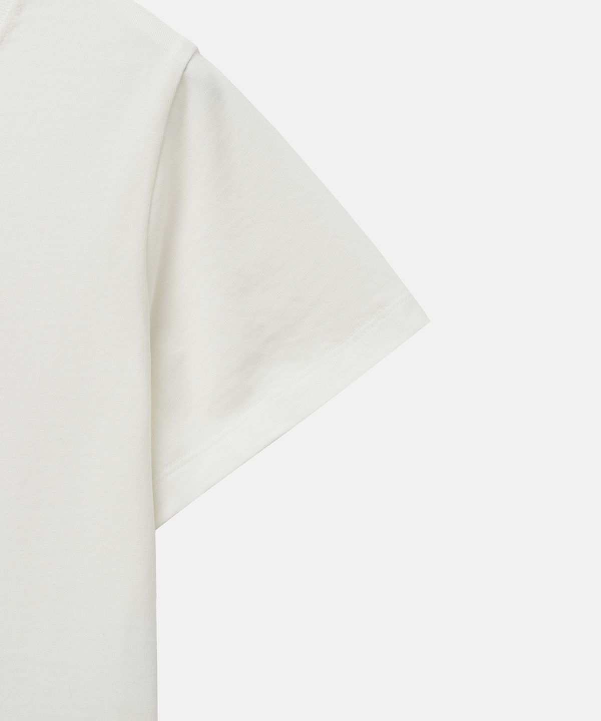 틸던(TILLDAWN) HEART SYMBOL STUD CROP TOP off white