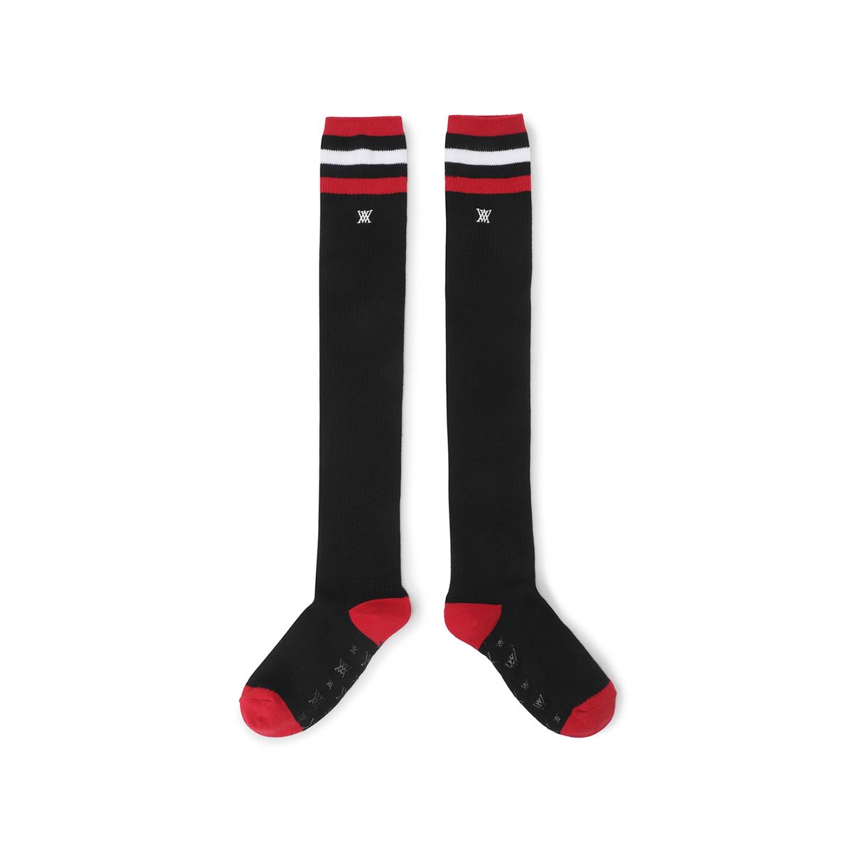 어뉴골프(ANEW GOLF) WOMEN BLOCK KNEE SOCKS _BK