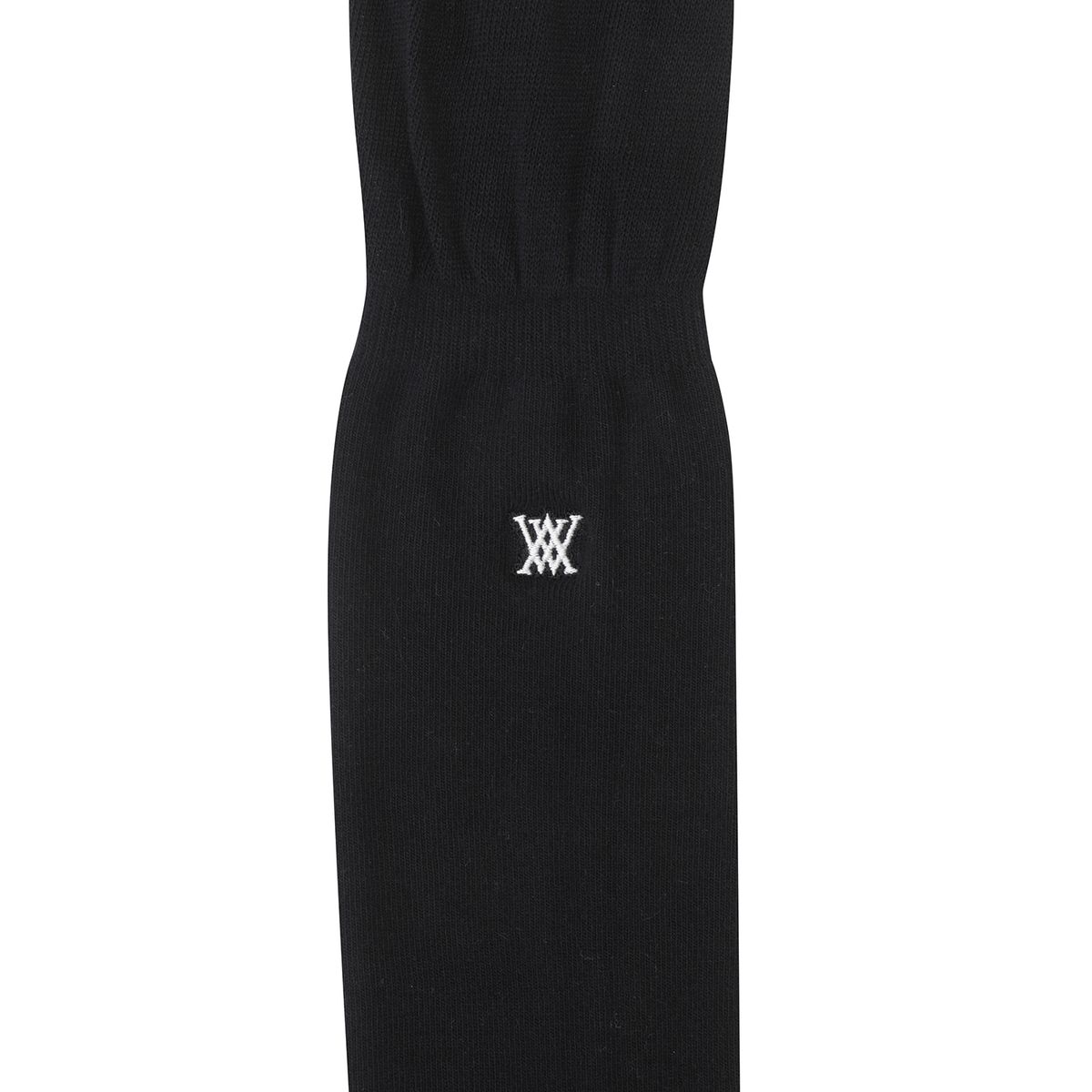 어뉴골프(ANEW GOLF) WOMEN LOGO POINT OVER THE KNEE SOCKS _BK