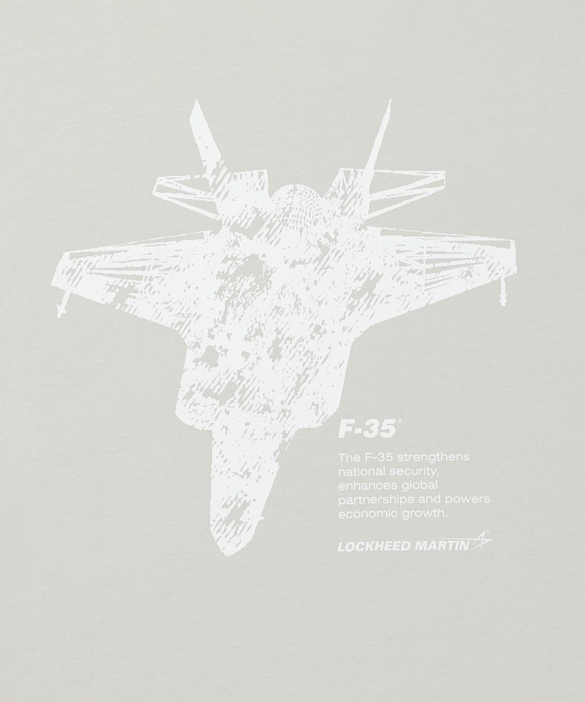 록히드마틴(LOCKHEED MARTIN) LM F-35 GRAPHIC TEE (GREY)