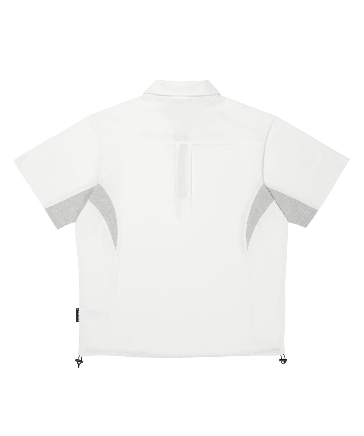 록히드마틴(LOCKHEED MARTIN) SHORTS SLEEVE HALF ZIP-UP TEE (OFF WHITE)