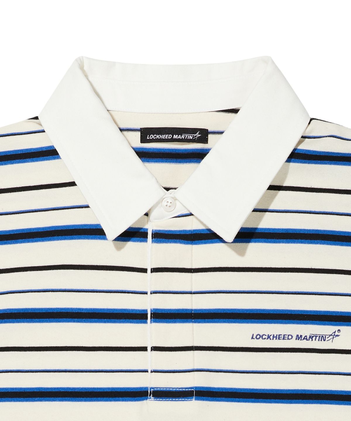 록히드마틴(LOCKHEED MARTIN) STRIPE POLO TEE (OFF WHITE)