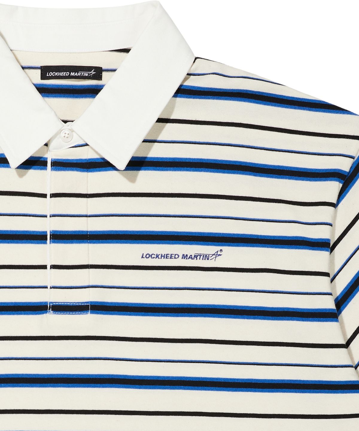 록히드마틴(LOCKHEED MARTIN) STRIPE POLO TEE (OFF WHITE)