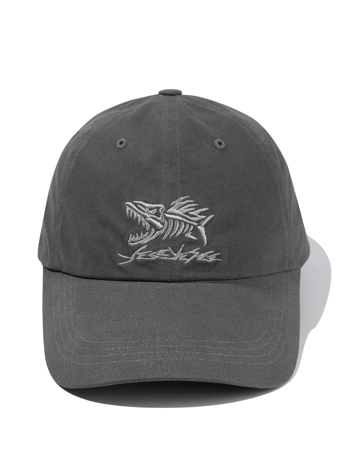 예스아이씨(YESEYESEE) Fish Born Flexible Cap Grey