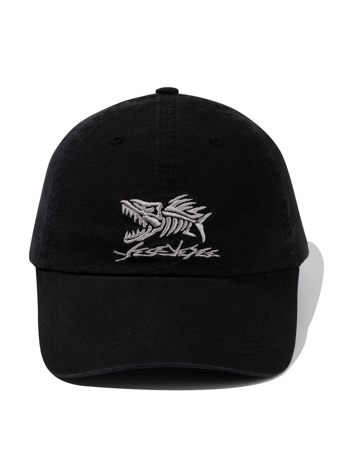예스아이씨(YESEYESEE) Fish Born Flexible Cap Black