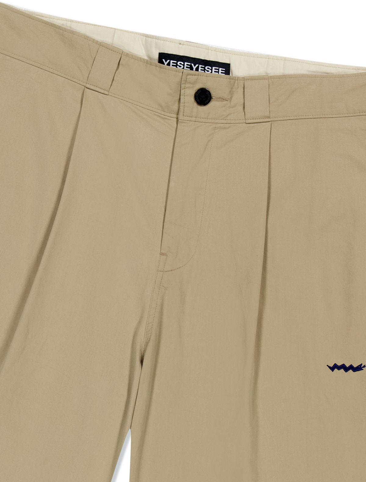 예스아이씨(YESEYESEE) SN-Wide Shorts Dark Beige