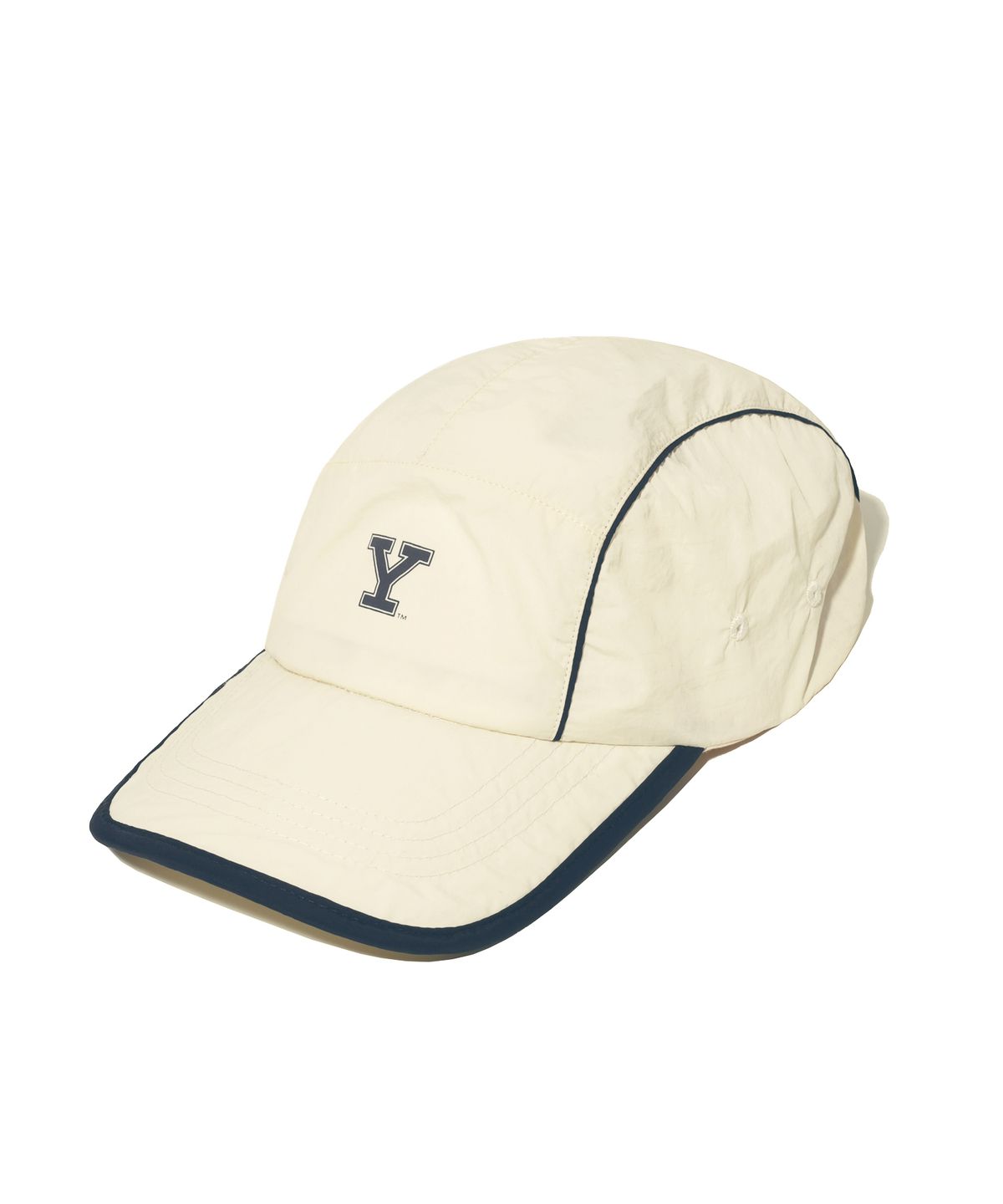 예일(YALE) 에슬레틱 Y로고 러닝 캠프캡_아이보리