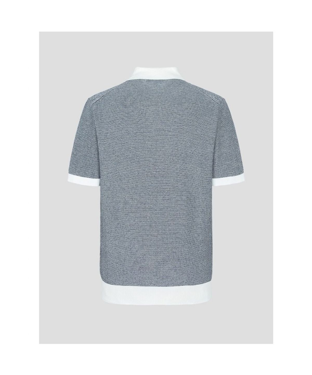 빈폴 멘(BEANPOLE MEN) [빈폴솔솔니트] 투톤 칼라넥 니트  네이비 (BC5351C32R)