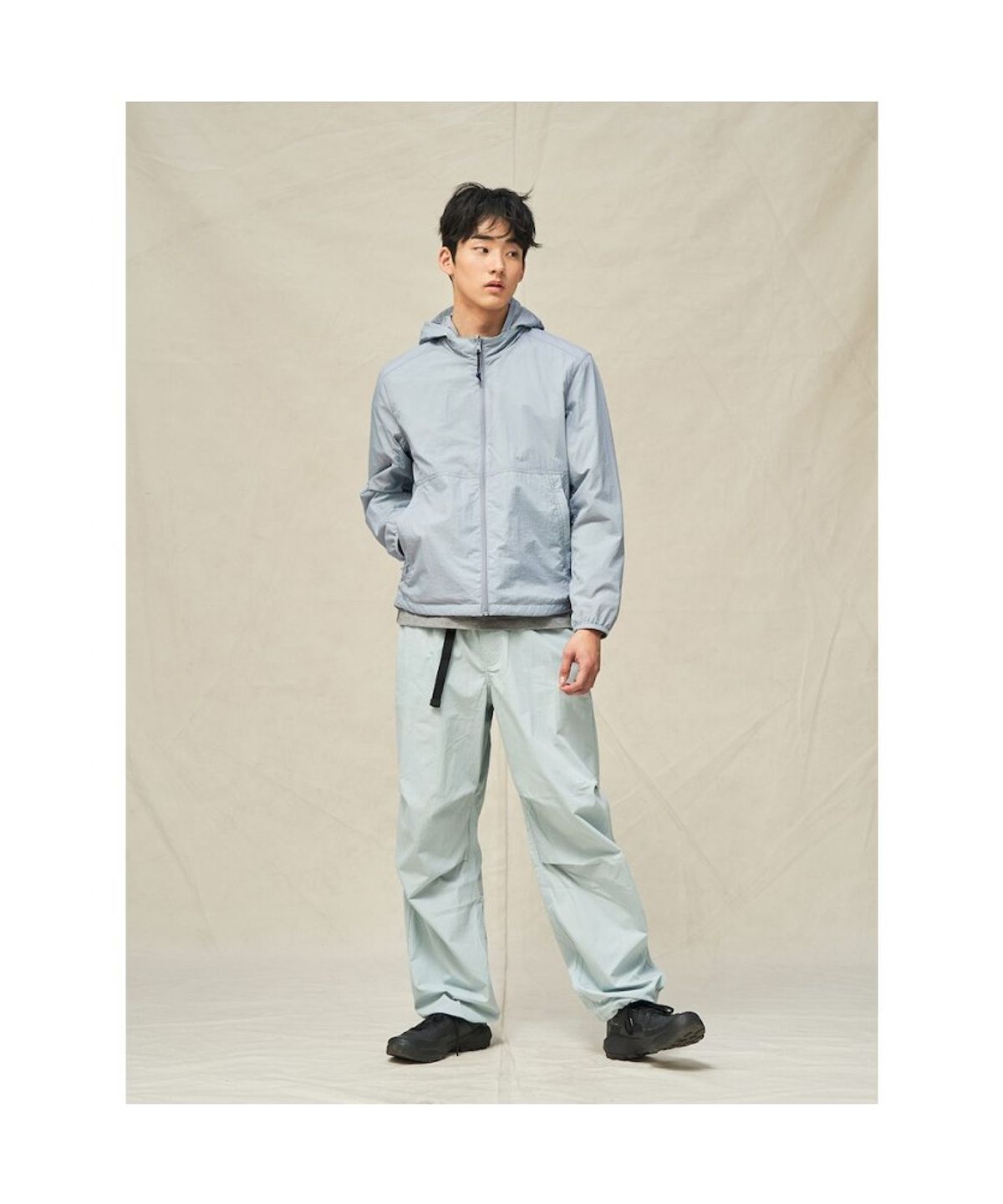 빈폴 멘(BEANPOLE MEN) [BEANPOLEKNAP] 리버서블 윈드브레이커 점퍼  스카이 블루 (BC5339N01Q)