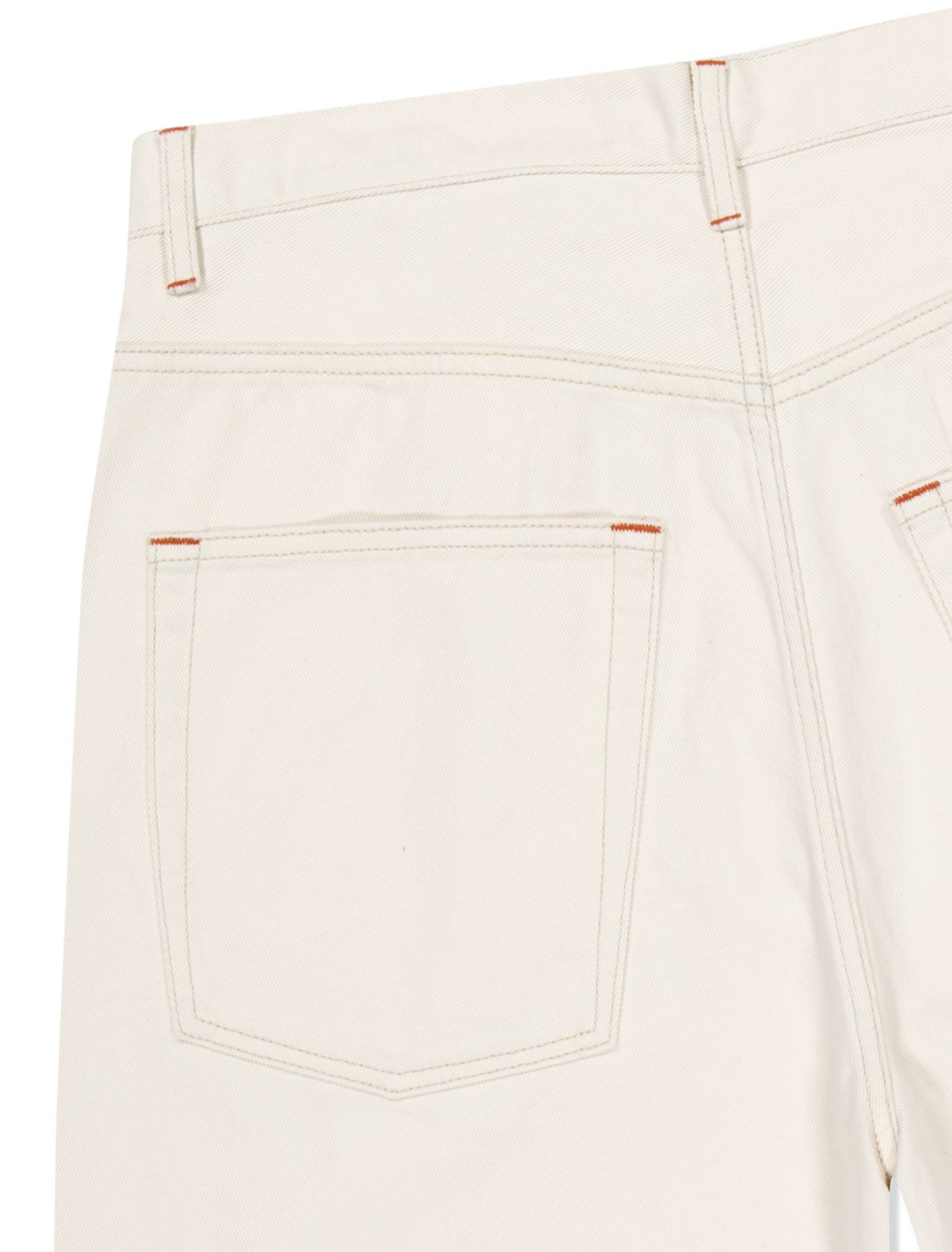 예스아이씨(YESEYESEE) Basal 5 Pockets Denim Shorts Cream