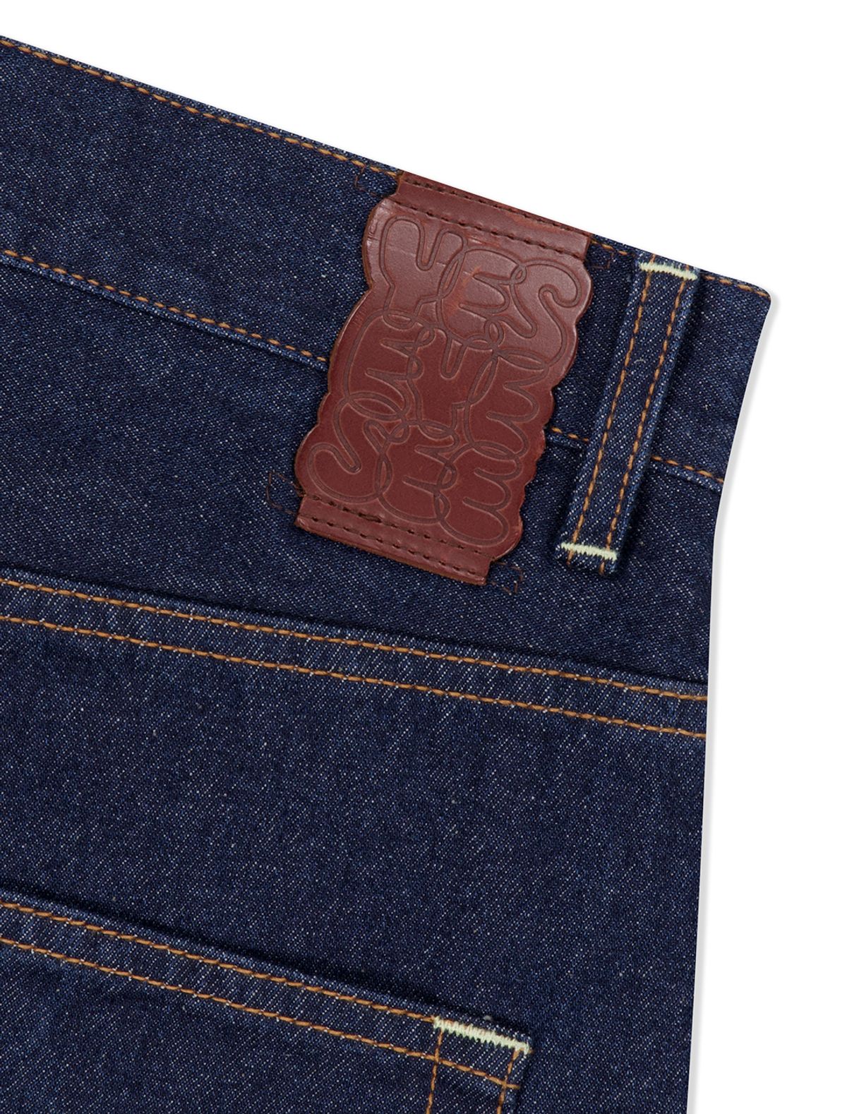 예스아이씨(YESEYESEE) Basal 5 Pockets Denim Shorts Dark Indigo