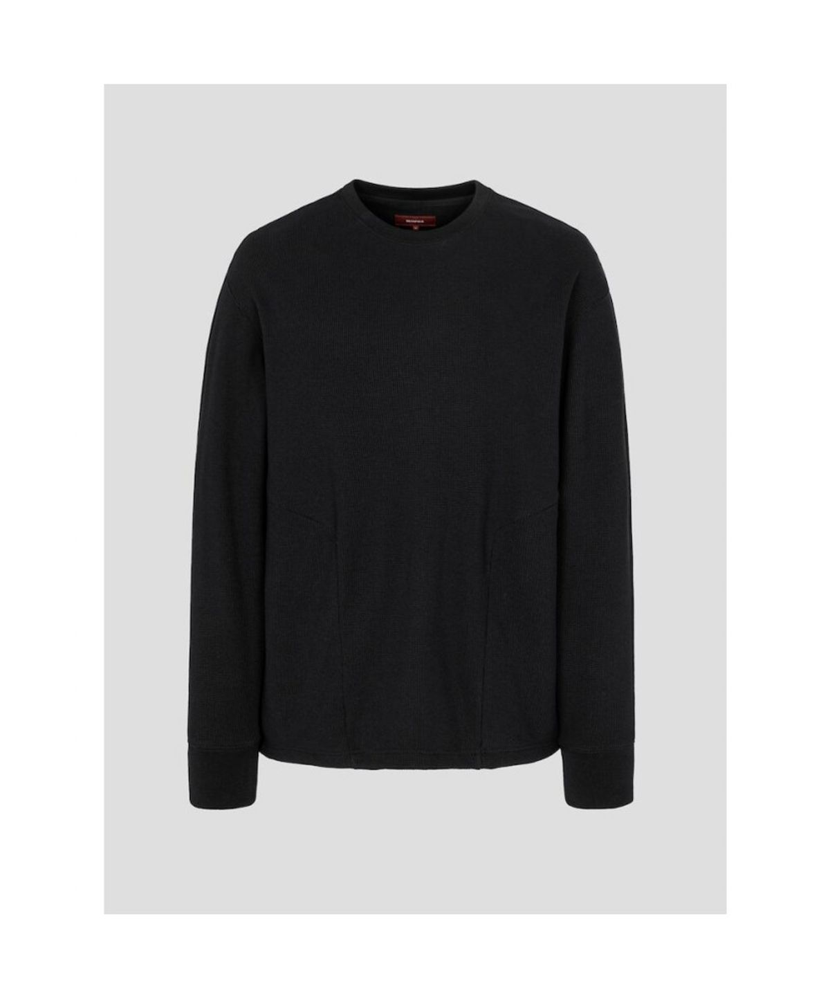 빈폴 멘(BEANPOLE MEN) [BEANPOLEKNAP] 와플 라운드티  블랙 (BC5341N045)