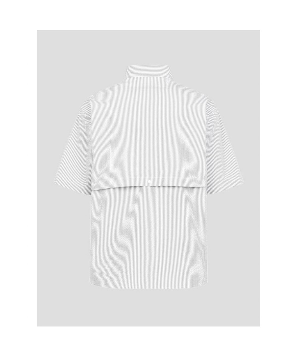 빈폴 멘(BEANPOLE MEN) [BEANPOLEKNAP] 폴리 옥스퍼드 반소매 셔츠  그레이 (BC5365N013)