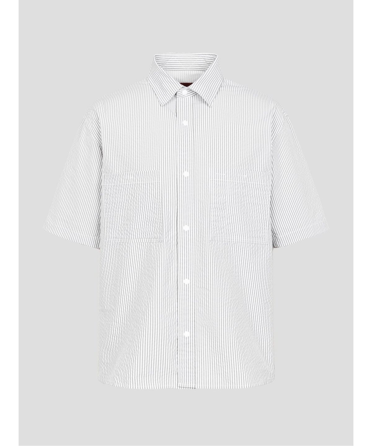 빈폴 멘(BEANPOLE MEN) [BEANPOLEKNAP] 폴리 옥스퍼드 반소매 셔츠  그레이 (BC5365N013)