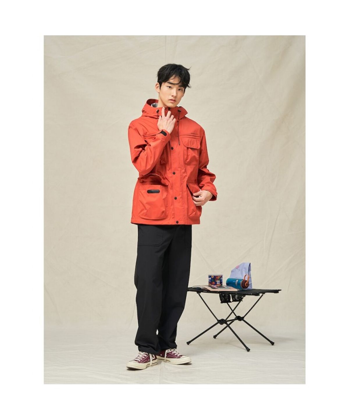 빈폴 멘(BEANPOLE MEN) [BEANPOLEKNAP] 나일론 퍼티그 팬츠  블랙 (BC5321N015)