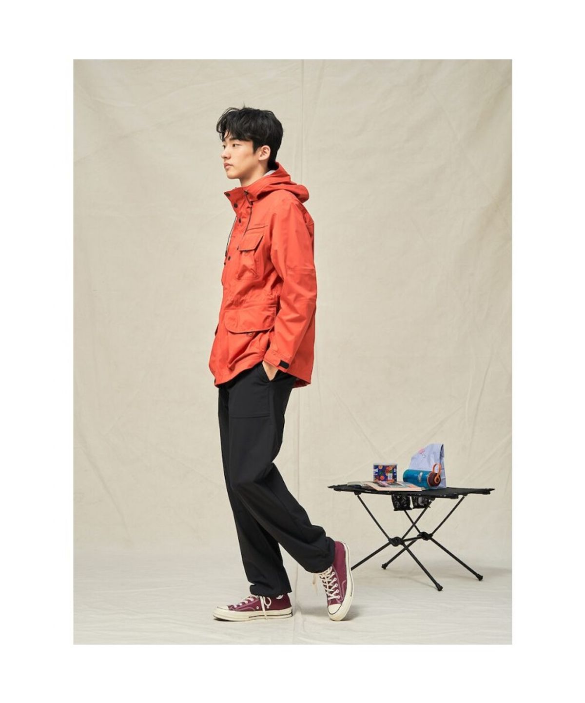 빈폴 멘(BEANPOLE MEN) [BEANPOLEKNAP] 나일론 퍼티그 팬츠  블랙 (BC5321N015)