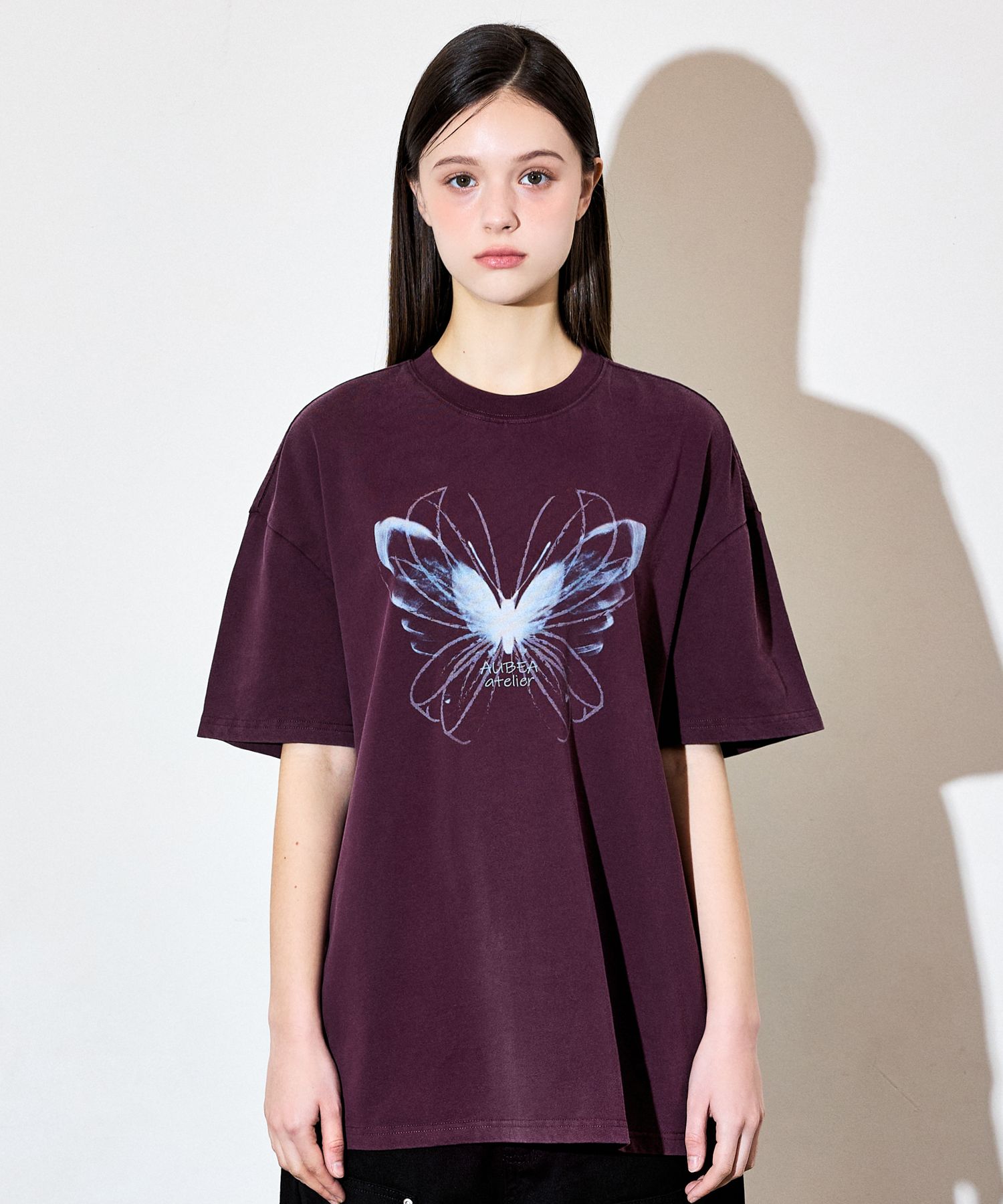 【VETEZE】25SS★ AubeA X-ray Butterfly Pigment T-shirt VETEZE(ベテゼ) - オブエエックスレイバタフライピグメントT