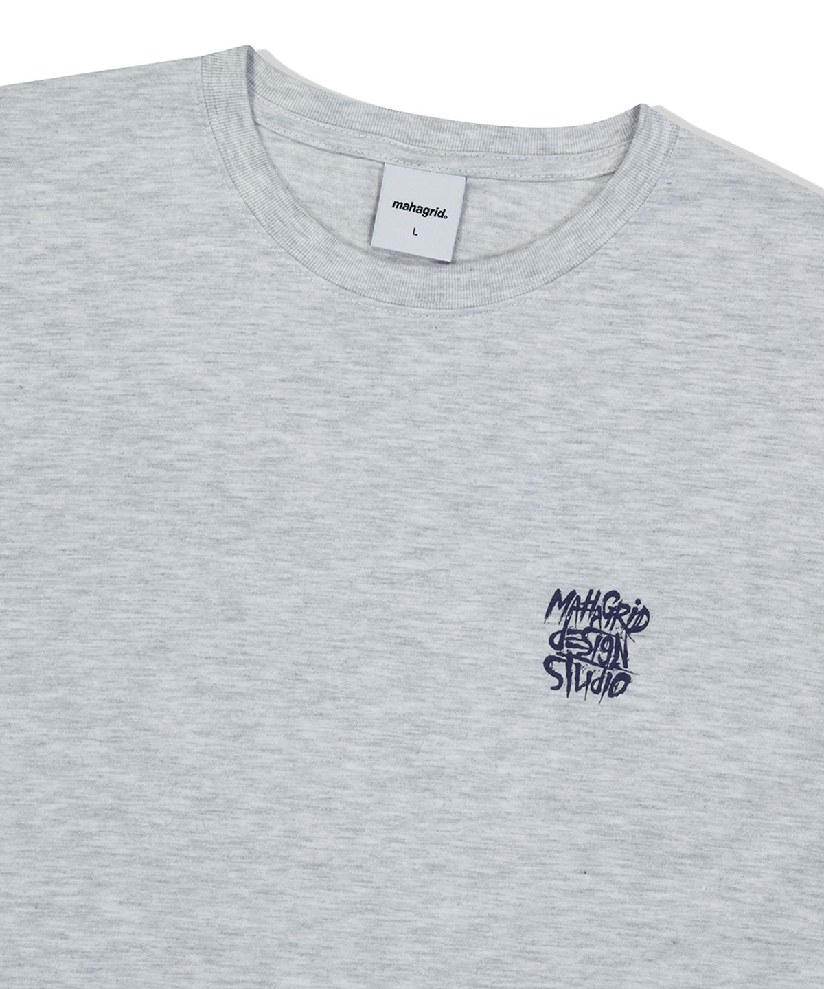 마하그리드(MAHAGRID) SLASH LOGO TEE LIGHT GREY(MG2FMMT527A)