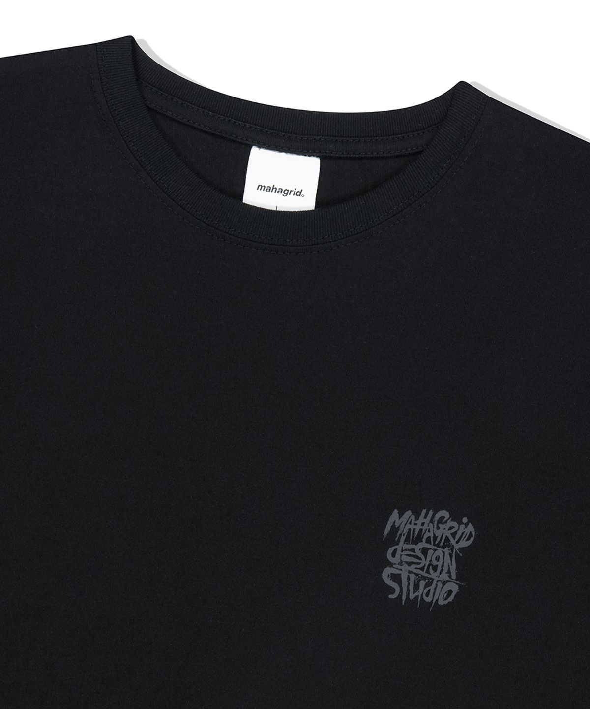 마하그리드(MAHAGRID) SLASH LOGO TEE BLACK(MG2FMMT527A)