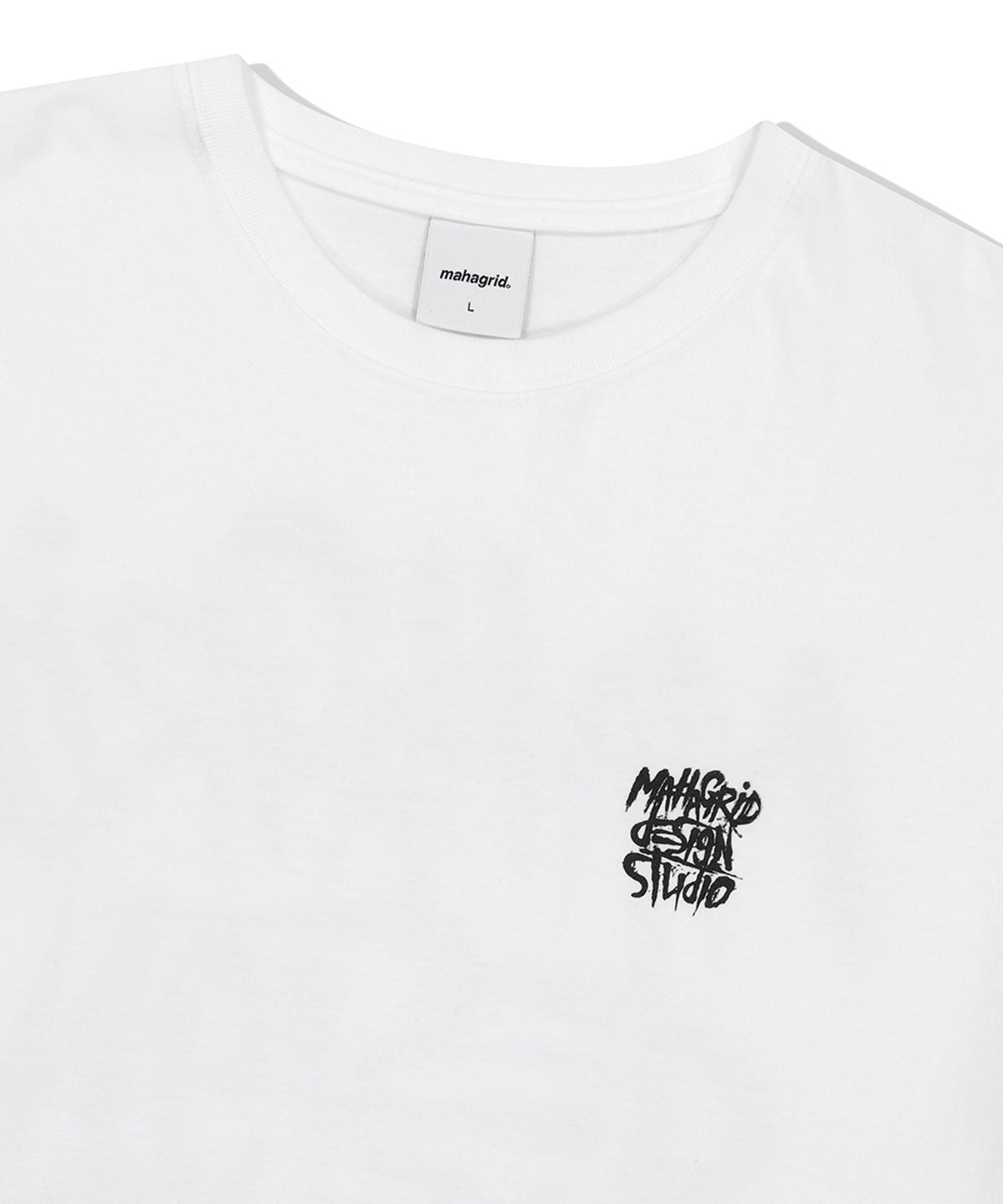 마하그리드(MAHAGRID) SLASH LOGO TEE WHITE(MG2FMMT527A)
