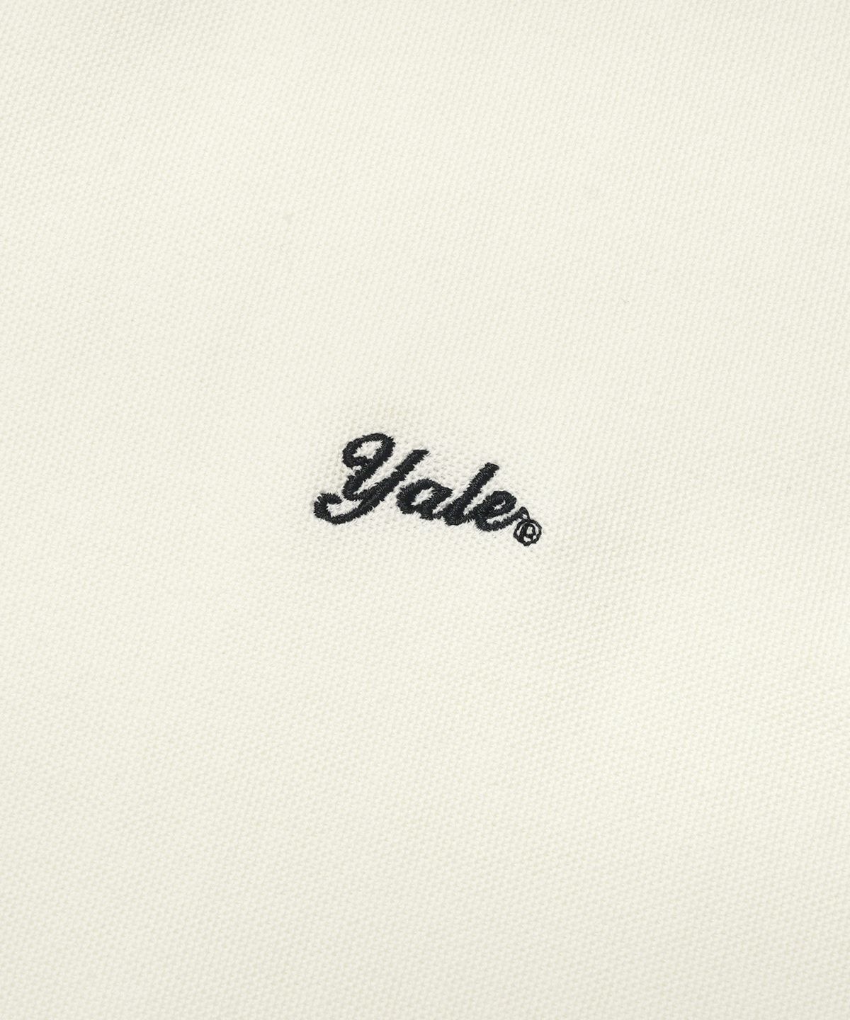예일(YALE) 퀵 드라이 슬릿넥 폴로 셔츠_아이보리